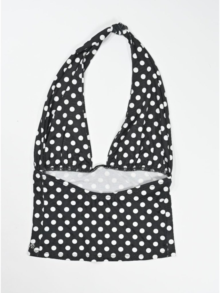 Miaou Mathilde Halter Top In Black — image 2 of 4